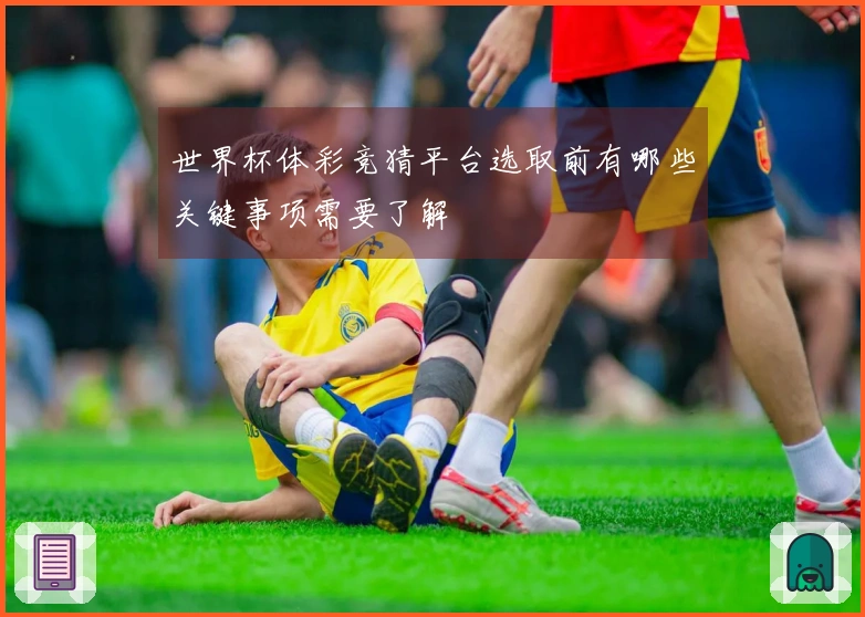 世界杯体彩竞猜平台选取前有哪些关键事项需要了解